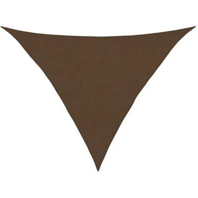 Image of vidaXL Sunshade Sail 160 g/m² Brown 5x5x6 m HDPE
