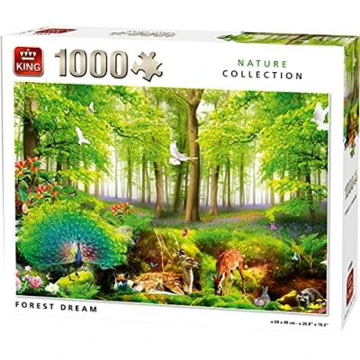 Image of Forest Dream 1000 Pieces Jigsaw Puzzle for Adults &amp; Kids Nature Collection