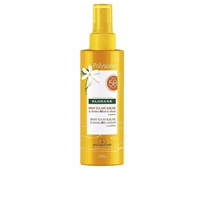 Image of Klorane Polysianes Spray Solar Sublime with Organic Tamanu and Monoï SPF50 200ml