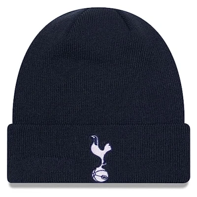 Image of New Era Men&#039;s Knit Tottenham Hotspur Fc Cuffed Beanie Hat Navy