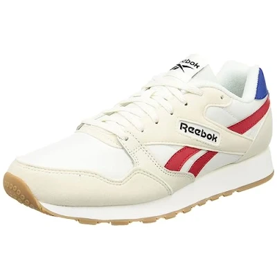Image of Reebok Unisex Ultra Flash Sneaker, Chalk/Alabaster/Vector Red, 8 UK