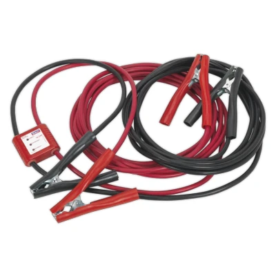 Image of Sealey Booster Cables 7m 450A 25mm² with 12/24V Electronics Protection