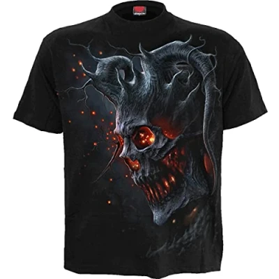 Image of Spiral Death Embers T Shirt Black XXL