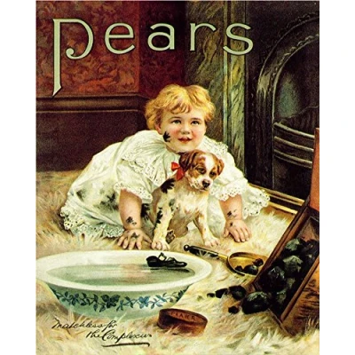 Image of Pears Soap Puddy Muddy Paws Matchless for The Complexion Metal Wall Sign 6x8inches Plaque Vintage Retro Poster Art Picture Print
