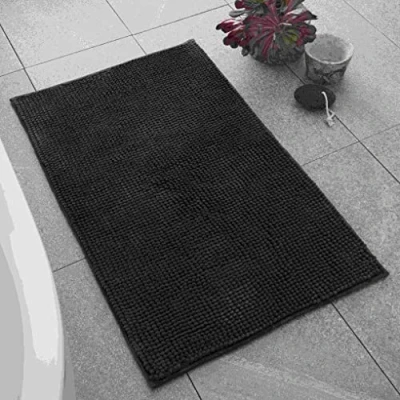 Image of Catherine Lansfield Bobble Bath Mat Charcoal