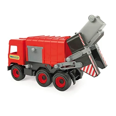 Image of Tigres Auto Middle Truck Garbage In A Box, Colour Red