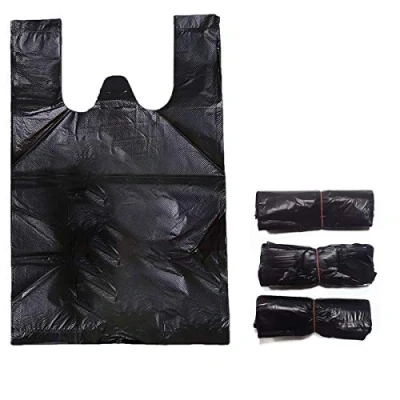 Image of 300Pcs Women Sanitary Disposal Black Bin Bags Small Liners for Bathroom Napkin Rubbish,Plastic with Handles Home Kitchen Garbage