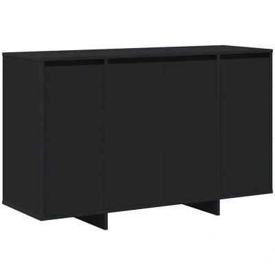 Image of vidaXL Black Sideboard Engineered wood 120 x 41 75 cm