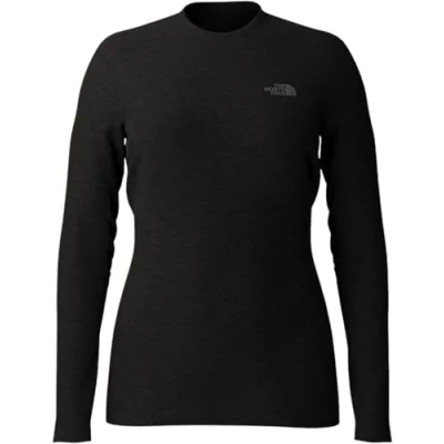 Image of THE NORTH FACE Women&#039;s Easy L/S Crew Neck T Shirt, TNF Black, S