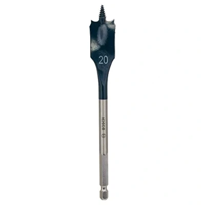 Image of Bosch Professional 2608595491 Selfcut Speed Flat Drill Bit, Hex Shank, 20mm x 152mm, Blue