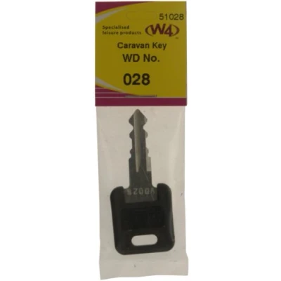 Image of W4 WD Replacement Caravan Key No028 Black