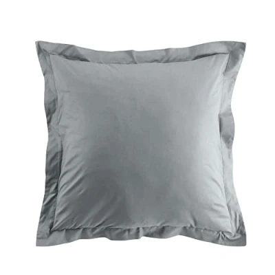 Image of douceur d&#039;intérieur Pillowcase 63 x cm, 100% Organic Cotton, Biolina, Grey