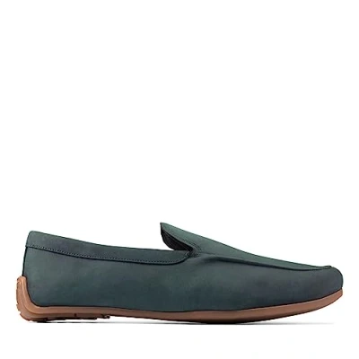 Image of Clarks Reazor Plain Mens Navy Blue Shoes Nubuck Leather Size UK 7.5