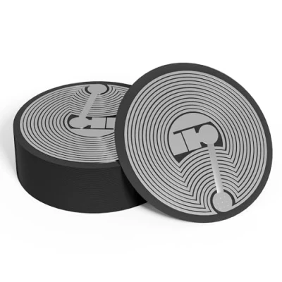 Image of 30pcs NFC Tag, Sticker, 215 Tags Programmable NTAG215 Chip （Black 25mm）, 504 Bytes Memory for Android iPhone and All Enabled Devices