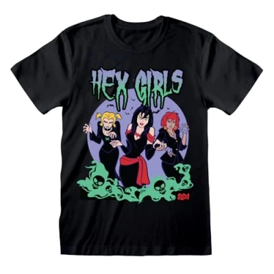 Image of Scooby Doo &#039;Hex Girls Moon Fog&#039; (Black) T Shirt (Large)