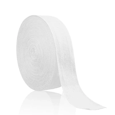Image of Bias Binding Tape for Sewing 12mm(1/2inch) Cotton Bunting White 45m Herringbone Roll Webbing Dressmaking Alterations Apron Craft Gift Wrapping