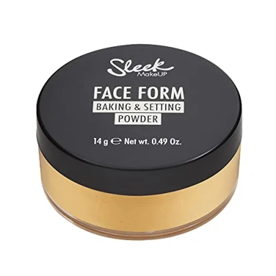 Image of Sleek MakeUP Face Form Baking &amp; Setting Powder, Loose Powder to Lock in Your MakeUP, Lightweight Formula, Banana, 14g