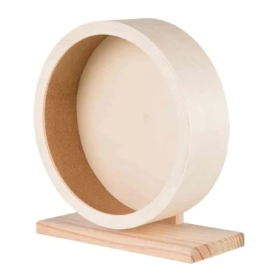 Image of Trixie 60923 wooden running wheel, 28 cm, brown
