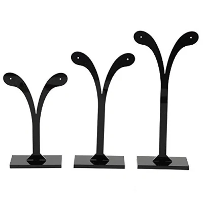 Image of Salmue Earring Stand, Three Pieces, Organizer/Jewellery Display Acrylic, carnelian