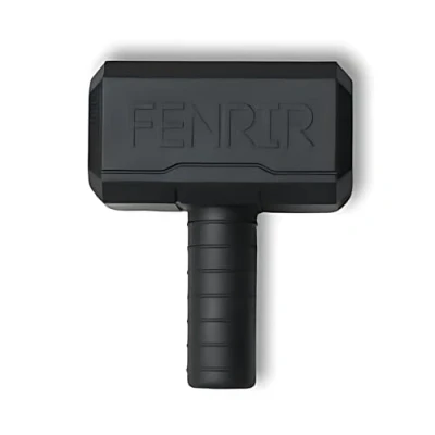 Image of Fenrir Hammer Dog Chew Toy Strong Rubber Stuffable Enrichment for Chewers (Black, Medium)
