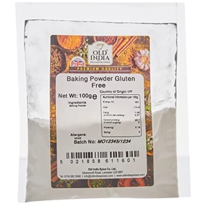 Image of Old India Baking Powder Gluten Free 100g