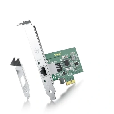 Image of ipolex 1.25G Ethernet Network Card, 1x RJ45+ Port, 10GbE NIC Compare to Intel I210 T1, Support Windows Server/Windows/Linux/VMware (Not XP, Mac OS, Bypass Mode)