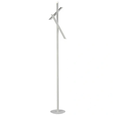 Image of Take Blanco Floor Lamp 15W LED 3000K, 1350lm, Dimmable, White, 3yrs Warranty