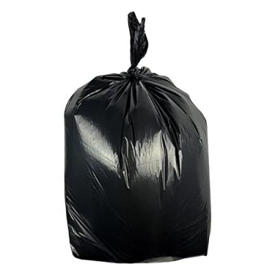 Image of Medium Duty Black Bin Bags/Bin Liners (Pack of 200)
