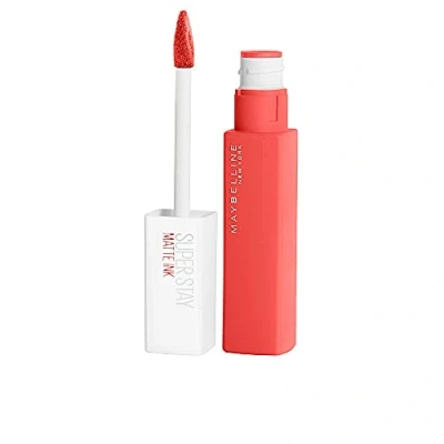 Image of Maybelline Superstay Matte Ink Longlasting Liquid, Nude Lipstick, Up To 12 Hour Wear, Non Drying, 130 Self Starter, 5 ml, Pack Of 1