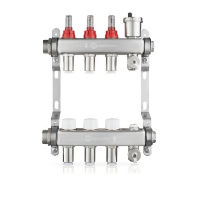 Image of JG Underfloor Lowfit Heating Manifold 3 Port 12mm Jglowfitman3