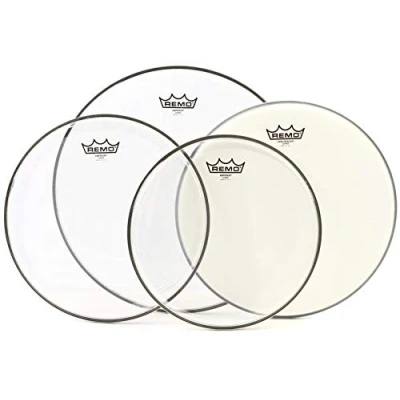Image of Remo PP 0250 BE Propack Emporor Clear 12&quot;, 13&quot;, 16&quot; and BA 0114 00