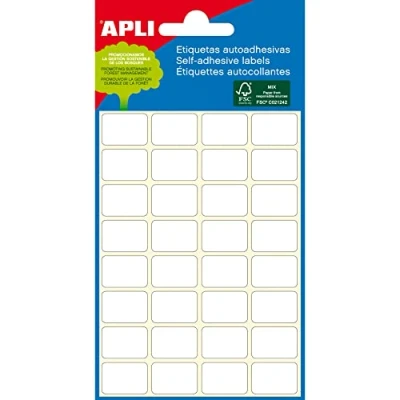 Image of Apli 12x30mm Mini Label White (Pack of 144)