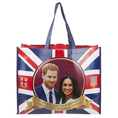 Image of Toyland Harry &amp; Meghan Commemorative Shopping Bag Royal Wedding 2018