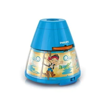Image of Philips Disney Jake Children&#039;s Night Light and Projector (1 x 0.1 W Integrated LED)