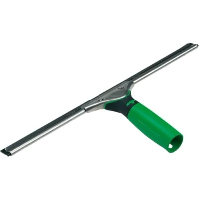 Image of UNGER 79000 ErgoTec Window Squeegee 35cm Rubber Blade, Stainless Steel Channel &amp; Grip Handle Cleaning Equipment