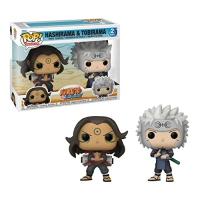 Image of Funko Pop! Animation: Naruto 2 Pack Hashirama &amp; Tobirama Collectable Vinyl Figure Gift Idea Official Merchandise Toys for Kids Adults Anime Fans Model Collectors
