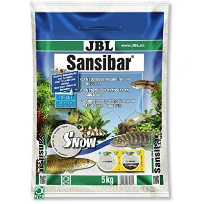 Image of JBL Sansibar Snow 5 kg, white substrate for freshwater and marine aquariums aqua terrariums