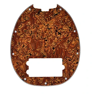 Image of Dopro bass Pickguard Fit for Musicman classic 4 string StingRay models Tiger Stripe