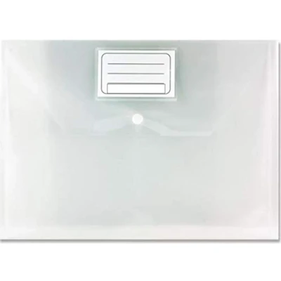 Image of A4 Plus Document Folder Plastic Clear Popper with Personalise/Business Card Holder/Document CC holder (Pack of 30)
