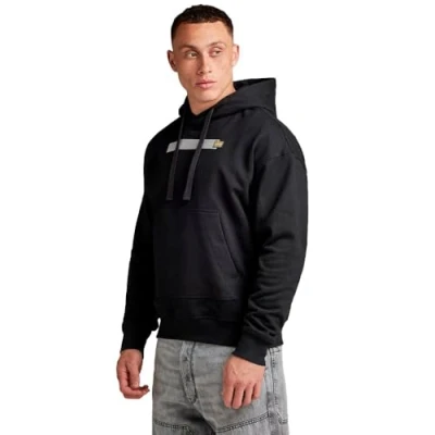Image of G STAR RAW Men&#039;s Flight Deck Loose Hooded Sweat Sweatshirt, Black (Dk D24373 d557 6484), M