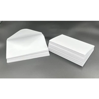 Image of House of Card &amp; Paper Pre Scored A5 White 250gsm Folds to A6 with Matching C6 Envelopes (Pack 50)