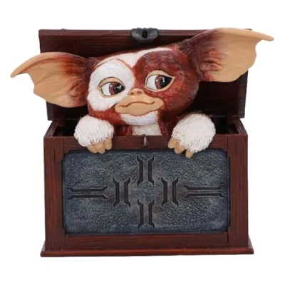 Image of Nemesis Now Gremlins Gizmo You are Ready 12.5cm, Resin, Brown, Officially Licensed Merchandise, Gremlims in a Box Figurine, Cast the Finest Expertly Hand Painted