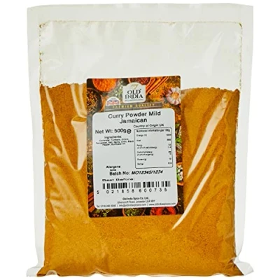 Image of Old India Curry Powder Mild Jamaican 500g