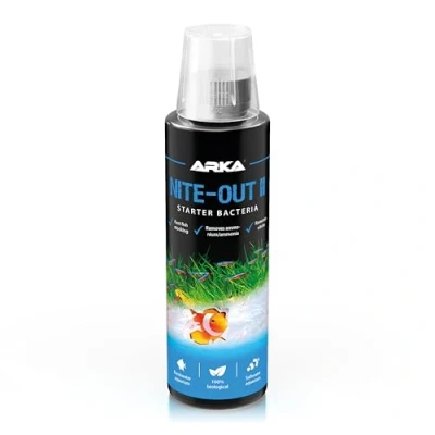 Image of MICROBE LIFT Nite Out II Bacteria starter for freshwater &amp; marine aquarium, rapid fish stocking, multicolored, 236 ml (Pack of 1), NITEH08US
