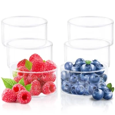 Image of Borosil VCLK180 Vision Classic Large Katori Bowl (Set of 6), 6 oz (180ml), Glass