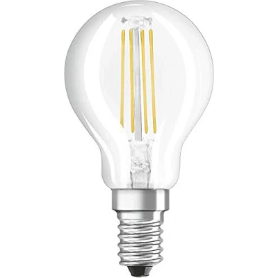 Image of Osram LED Base Classic P/LED Lamp E14, 220 to 240 V, Warm White, 4 W, 40 W Pack of 2