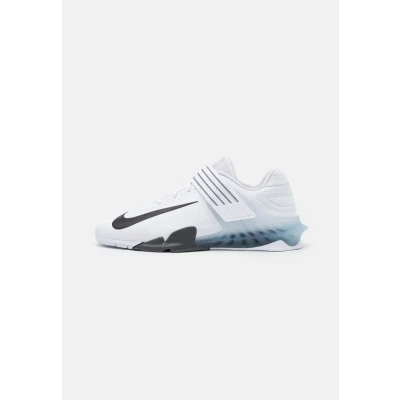 Image of Nike Performance Savaleos Unisex Training shoe, Size: 8, White/black/iron grey/laser orange Synthetics/textile