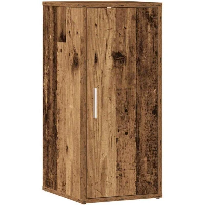 Image of vidaXL Shoe Cabinet Old Wood 32x35x70 cm Engineered
