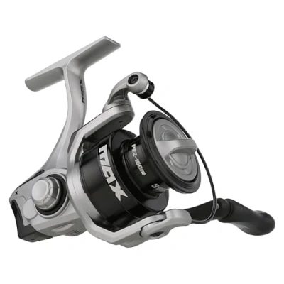 Image of Abu Garcia Max X Spinning Reel, Lightweight Graphite Frame, 4+1 Bearings, Rocket Line Management, V Spool Design, Braid Ready Aluminum Spool, Smooth Operation for Freshwater &amp; Saltwater Fishing, 3000