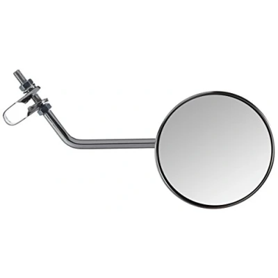 Image of Raleigh AMA134 Round Handlebar Mounted Bicycle Mirror in Chrome with Universal Fitment